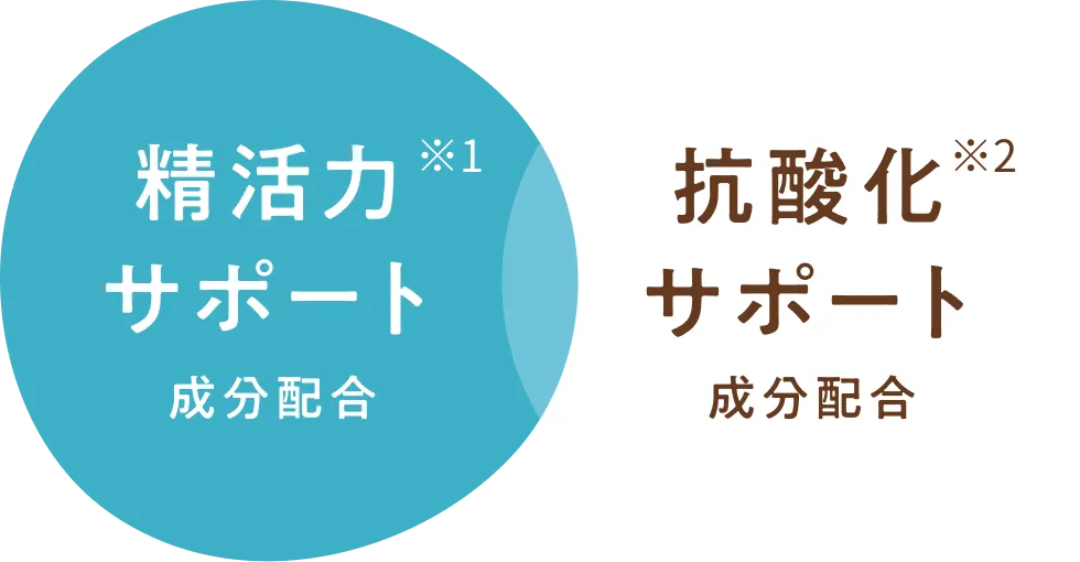 精活力サポート成分配合・抗酸化サポート成分配合