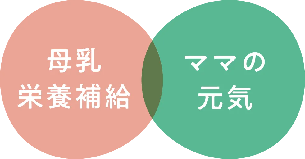母乳栄養補給・ママの元気